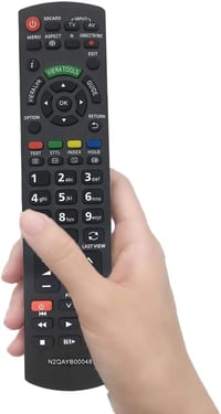 LFYSJTX Panasonic TV Távirányító N2QAYB000487 - Univerzális Csere Távirányító Televízióhoz, Programozás Nélkül, 10m Hatótáv, Fekete 5
