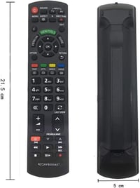 LFYSJTX Panasonic TV Távirányító N2QAYB000487 - Univerzális Csere Távirányító Televízióhoz, Programozás Nélkül, 10m Hatótáv, Fekete 3