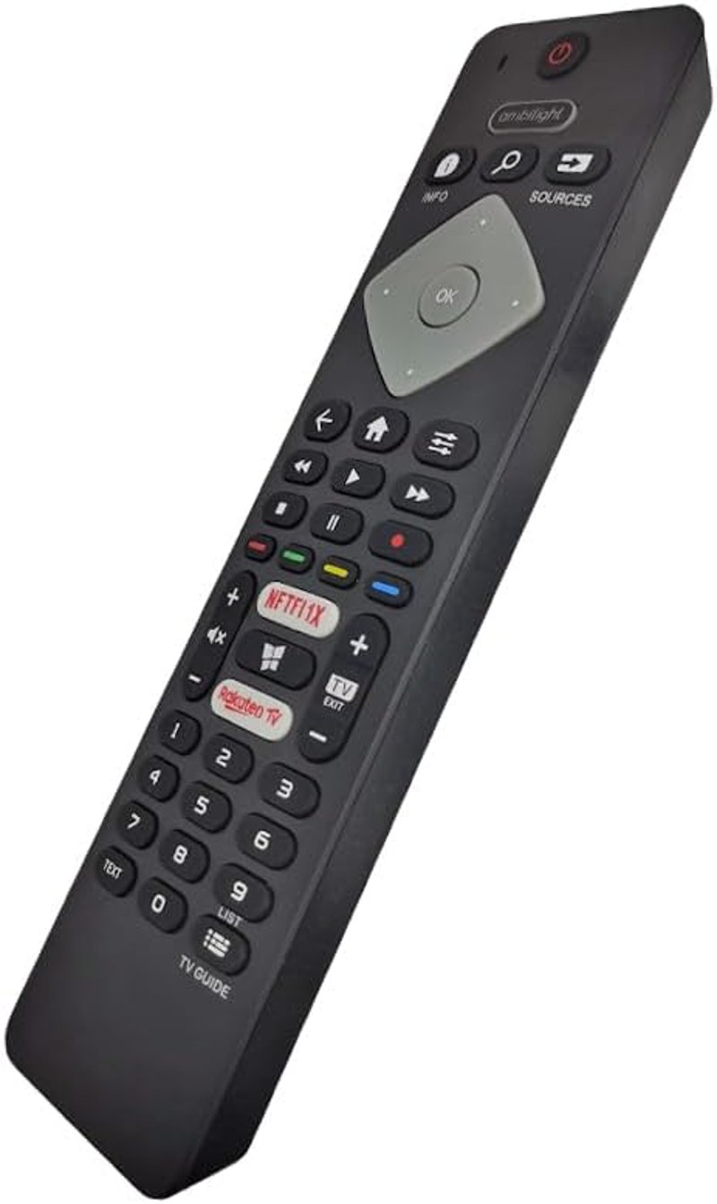 LFYSJTX Philips TV Távirányító - Kompatibilis 43PUS6754/12 43PUS7394 50PUS7394 55PUS6704 Modellekkel, Programozás Nélkül