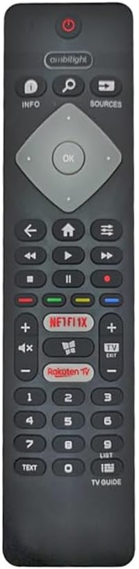 LFYSJTX Philips TV Távirányító - Kompatibilis 43PUS6754/12 43PUS7394 50PUS7394 55PUS6704 Modellekkel, Programozás Nélkül 1