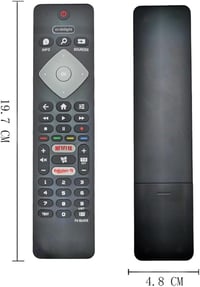 LFYSJTX Philips TV Távirányító - Kompatibilis 43PUS6754/12 43PUS7394 50PUS7394 55PUS6704 Modellekkel, Programozás Nélkül 4