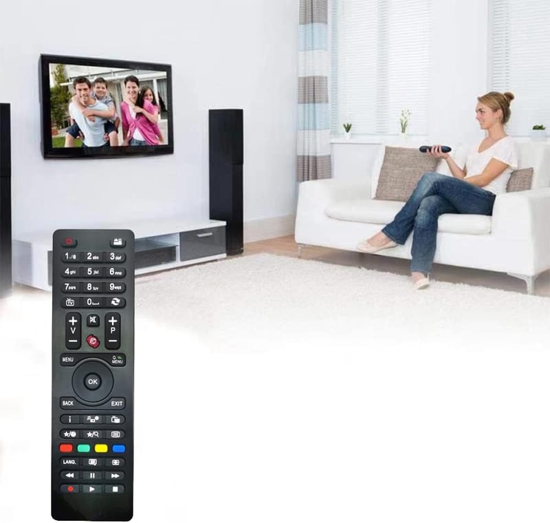 LFYSJTX RC-4875 Univerzális Távirányító Telefunken TV-hez - Kompatibilis TFLD32HD82B TF40189LED13 Modellekkel - Programozás Nélküli Használa
