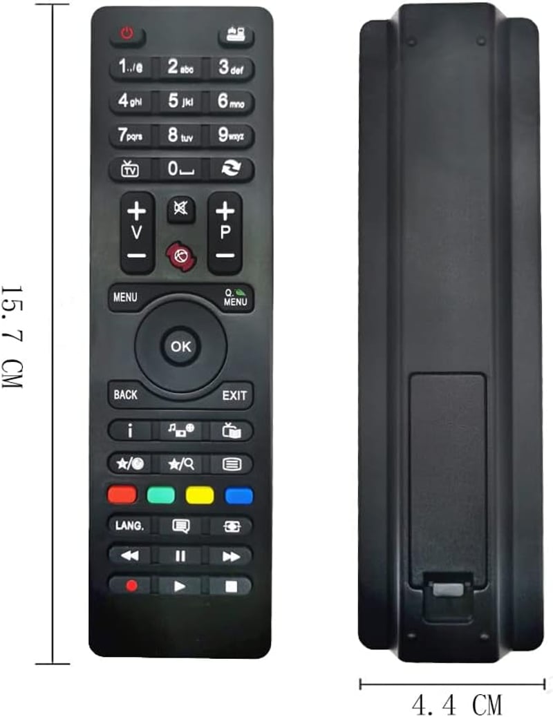 LFYSJTX RC-4875 Univerzális Távirányító Telefunken TV-hez - Kompatibilis TFLD32HD82B TF40189LED13 Modellekkel - Programozás Nélküli Használa