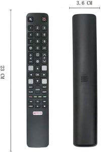 LFYSJTX RC802N Univerzális Távirányító TCL Thomson Smart TV-hez - Kompatibilis 32ES560 40ES560 U50P6146 Modellekkel, 10m Hatótáv 3