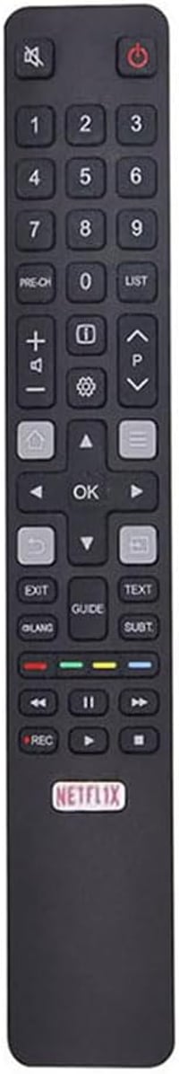 LFYSJTX RC802N Univerzális Távirányító TCL Thomson Smart TV-hez - Kompatibilis 32ES560 40ES560 U50P6146 Modellekkel, 10m Hatótáv 1