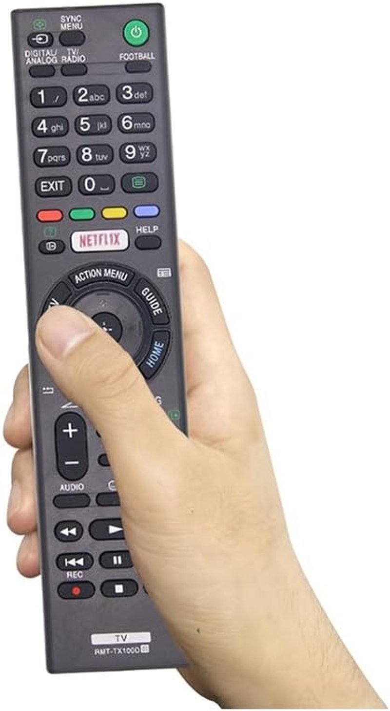 LFYSJTX RMT-TX100D Távirányító Sony Bravia TV-hez - Univerzális Csere Távirányító Kompatibilis KDL Modellekhez, Programozás Nélkül