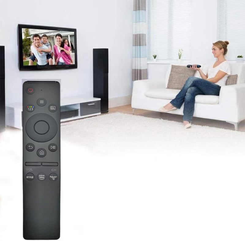 LFYSJTX Samsung TV Távirányító - Univerzális Pótlólagos Távirányító Samsung Televízióhoz, Fekete, 10m Hatótáv, Programozás Nélkül