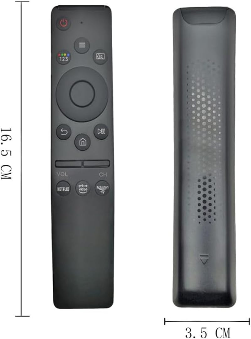 LFYSJTX Samsung TV Távirányító - Univerzális Pótlólagos Távirányító Samsung Televízióhoz, Fekete, 10m Hatótáv, Programozás Nélkül