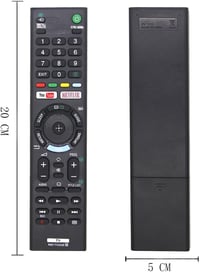 LFYSJTX Sony Bravia RMT-TX300E Távirányító - Netflix és YouTube Gombokkal, Kompatibilis Sony TV Modellekkel, Programozás Nélküli Használat 3