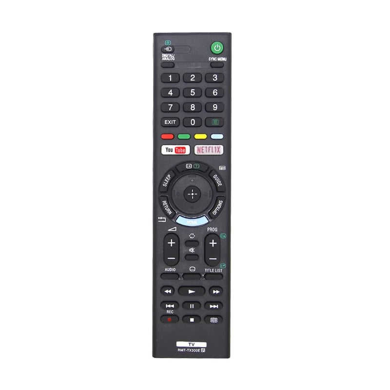 LFYSJTX Sony Bravia RMT-TX300E Daljinski upravljač - s Netflix i YouTube gumbima, Kompatibilan s Sony TV modelima, Korištenje bez programiranja