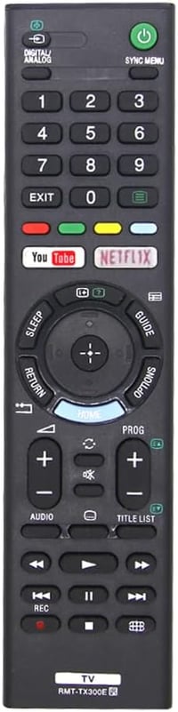 LFYSJTX Sony Bravia RMT-TX300E Távirányító - Netflix és YouTube Gombokkal, Kompatibilis Sony TV Modellekkel, Programozás Nélküli Használat 1