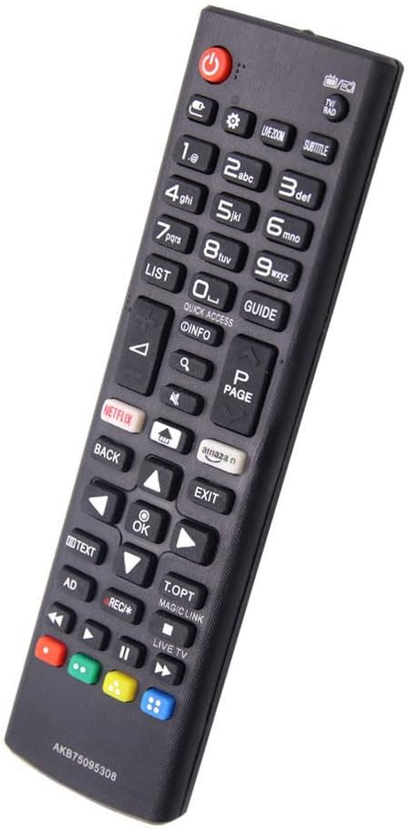 LFYSJTX Univerzális Távirányító LG Smart TV-hez - Kompatibilis 32LJ610V 43UJ634V 49UJ634V 55UJ634V Modellekkel - Programozás Nélküli Használ