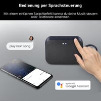 Bluetooth reproduktor LG DXG1 – Hlasitý odposluch na konferenčné hovory, 5-hodinová výdrž batérie, vodotesnosť IPX5, čierny, kompatibilný s iPhone, Google a Galaxy 7