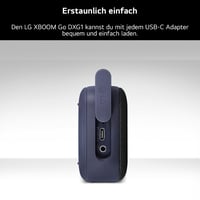 Bluetooth reproduktor LG DXG1 – Hlasitý odposluch na konferenčné hovory, 5-hodinová výdrž batérie, vodotesnosť IPX5, čierny, kompatibilný s iPhone, Google a Galaxy 6
