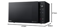 Cuptor cu microunde LG Electronics MH 6535 GIS cu grill – 1000 W, 25 L, Afișaj digital, Negru 6