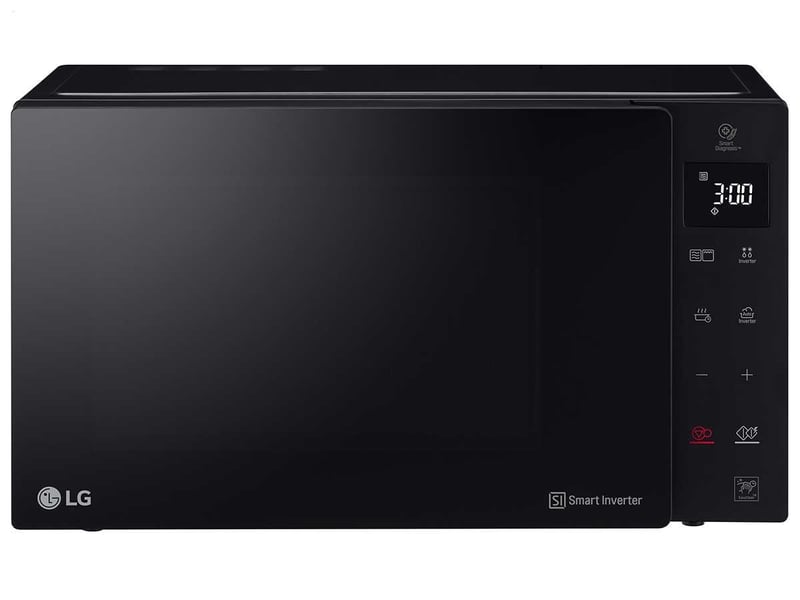 Cuptor cu microunde LG Electronics MH 6535 GIS cu grill – 1000 W, 25 L, Afișaj digital, Negru