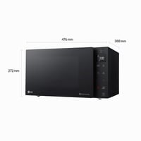 Mikrovlnná rúra LG MH6535GDS s grilom, 25 l, 1000 W, Smart Inverter, kremíkový gril, infračervený ohrev, EasyClean, čierna 6