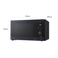 Mikrovlnná rúra LG MH6565CPB s grilom, 25 l, 1000 W, čierna 5