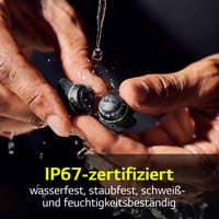 Bluetooth slúchadlá do uší LG Tone Free Fit DTF7Q s technológiou Meridian, potlačením hluku ANC, UVnano+, vodeodolnosťou IPX7, čierne 6