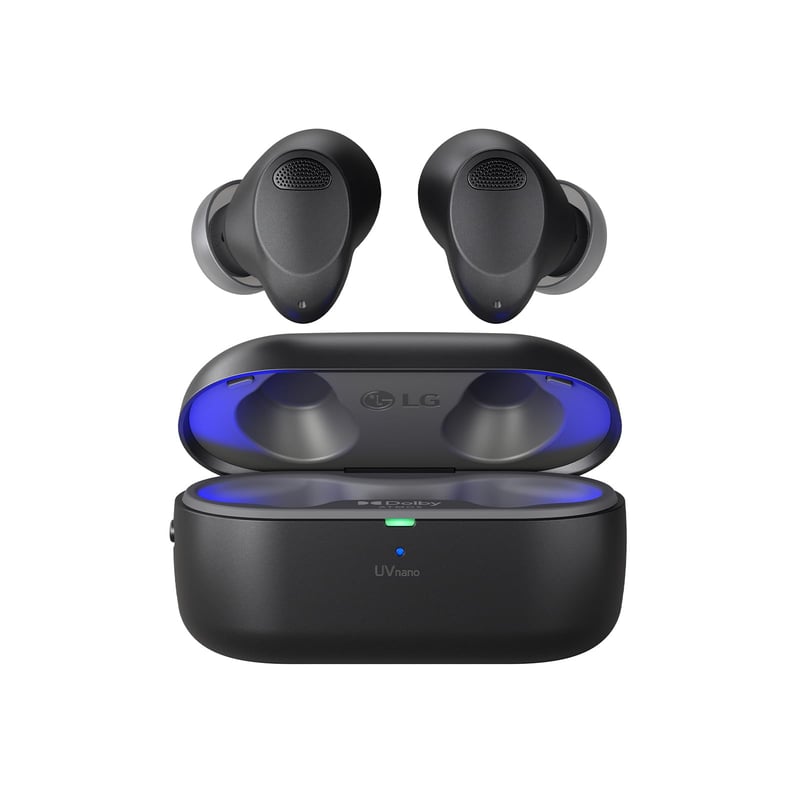 Bluetooth slúchadlá LG Tone Free T90S, Dolby Atmos, ANC, IPX4 – čierne