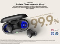 Bluetooth slúchadlá LG Tone Free T90S so zvukom Dolby Atmos, technológiou Meridian, ANC potlačením hluku, ochranou UVnano a IPX4 – biele 5