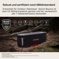 Prenosný Bluetooth reproduktor LG XBOOM Bounce – čierny, vodotesnosť IP67, 30-hodinová výdrž batérie, 27,2 cm, kompatibilný s Google, Siri a Alexa, 2025 9