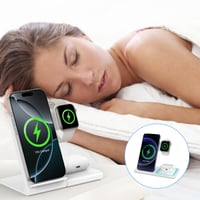 LgCiXli 3 az 1-ben összecsukható töltőállomás iPhone/Apple Watch/AirPods - USB-C 5