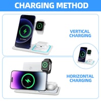 LgCiXli 3 az 1-ben összecsukható töltőállomás iPhone/Apple Watch/AirPods - USB-C 4