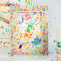 LGEGE Gyermeki Mintás Washi Szalag Készlet - 12 Tekercs, 15mm Széles Japán Dekorációs Ragasztószalag Scrapbookhoz, Bullet Journalhoz, Ajándé 6