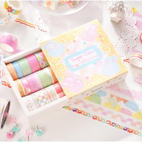 LGEGE Washi Dekorációs Ragasztószalag Készlet - 20 Tekercs, 5 Szélesség (5-25mm), Japán Masking Tape Scrapbookhoz, Bullet Journalhoz, Ajándé 3