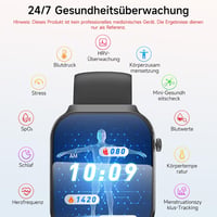 Lgnitek 2026 Smartwatch ECG + HRV Egészségmérő Óra Android iOS-hez 4