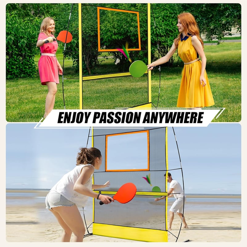 LGVOA Sportszett Ütőkkel - Tollaslabda, Pingpong, Tenisz, Pickleball Játékokhoz
