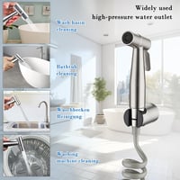 Lhdfyqt Kézi Bidet Sprayer Toalett Higiéniához, Hidegvizes Zuhanyfej 7