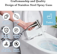 Lhdfyqt Kézi Bidet Sprayer Toalett Higiéniához, Hidegvizes Zuhanyfej 4