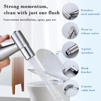 Lhdfyqt Kézi Bidet Sprayer Toalett Higiéniához, Hidegvizes Zuhanyfej 3