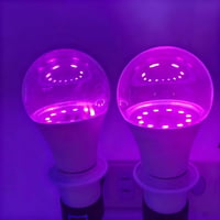 LIAISIMI UV fekete fény izzó E27, 9 W, 395 nm - 4 db 3