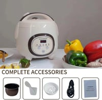 LIANGMEIXIN 1L Mini Rizsfőző Automata Tapadásmentes Edénnyel Gőzöléssel 7