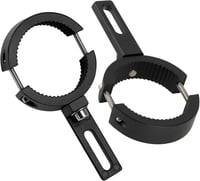 liangren 38-60mm Motoros Fényszóró Tartó Konzol, 2 Darabos Állítható Univerzális Lámpa Rögzítő Készlet Motorkerékpárhoz 6