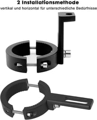 liangren 38-60mm Motoros Fényszóró Tartó Konzol, 2 Darabos Állítható Univerzális Lámpa Rögzítő Készlet Motorkerékpárhoz 3