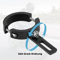 liangren 38-60mm Motoros Fényszóró Tartó Konzol, 2 Darabos Állítható Univerzális Lámpa Rögzítő Készlet Motorkerékpárhoz 4