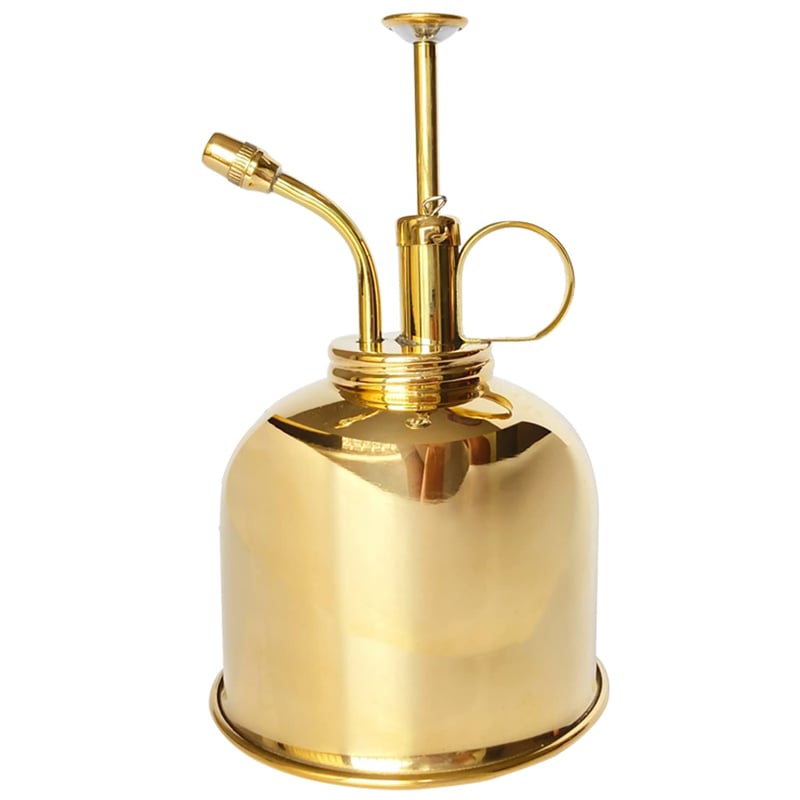 Pulverizator LianShi Auriu din Cupru pentru Flori - 300ml, Flacon Spray pentru Îngrijirea Plantelor de Interior - Pulverizator Flori Anti-Praf, Fără BPA
