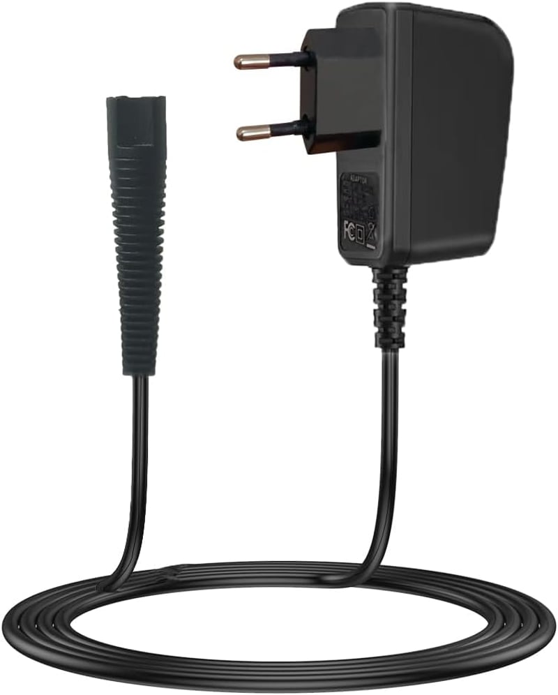LIANSUM 12V elektromos borotva töltő Braun Series 9 7 5 3 3040s 3000s 5190cc 6620 9000 hálózati tápegység fekete