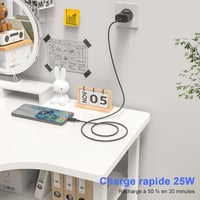 LIANSUM 25W USB C gyorstöltő hálózati töltő adapter Samsung Galaxy S24 S23 S22 S21 S21 Ultra S20 Ultra A71 A52 A54 5G EPTA800N 7