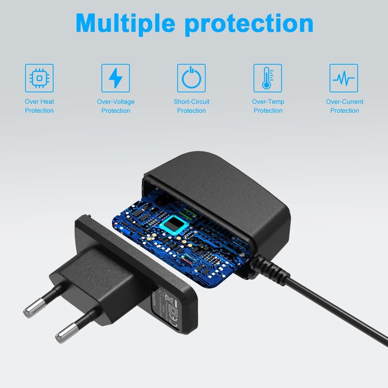 LIANSUM fekete borotvatöltő tápkábel Philips Norelco OneBlade QP2520 QP2620 RQ328 RQ338 RQ350 QG3340 4,3 V A00390 modellhez