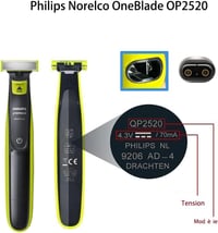LIANSUM fekete borotvatöltő tápkábel Philips Norelco OneBlade QP2520 QP2620 RQ328 RQ338 RQ350 QG3340 4,3 V A00390 modellhez 7