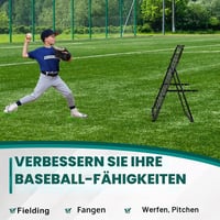 Rebounder LIANTRAL pentru fotbal, volei și baseball, plasă portabilă pentru antrenament, unghi reglabil pentru pase și șuturi, 80 x 87 cm 4