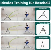 Rebounder LIANTRAL pentru fotbal, volei și baseball, plasă portabilă pentru antrenament, unghi reglabil pentru pase și șuturi, 80 x 87 cm 5