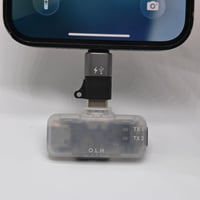 Adaptér Liaoan DJI Mic Mini pre mobilné telefóny, iPhone 14 13 12 11, smartfóny, PC a Mac, konektor pre prijímač bezdrôtového mikrofónu, príslušenstvo, 2 ks 5