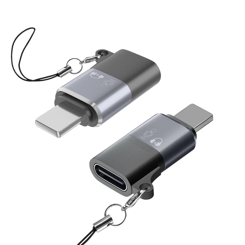 Adaptér Liaoan DJI Mic Mini pre mobilné telefóny, iPhone 14 13 12 11, smartfóny, PC a Mac, konektor pre prijímač bezdrôtového mikrofónu, príslušenstvo, 2 ks