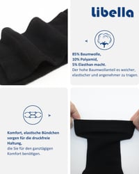 Bavlnené ponožky Libella 2401 unisex, na biznis aj voľný čas, 12 párov, čierna, modrá a sivá, veľkosti 39-42, 43-46, 47-50 3